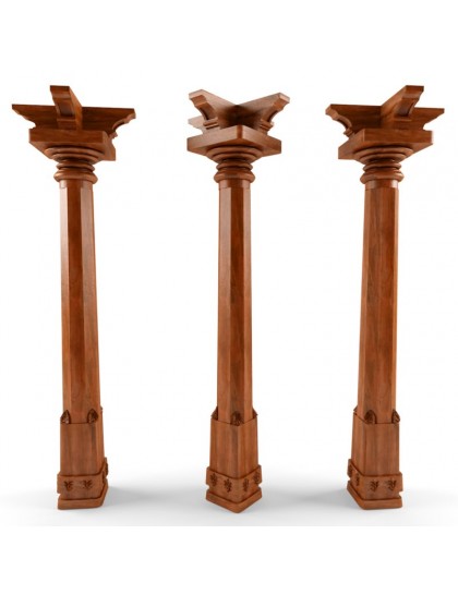 Wooden Pillars